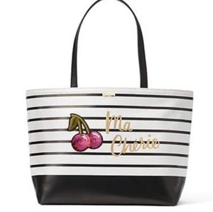 Kate Spade ma cherie cherries francis tote NWOT